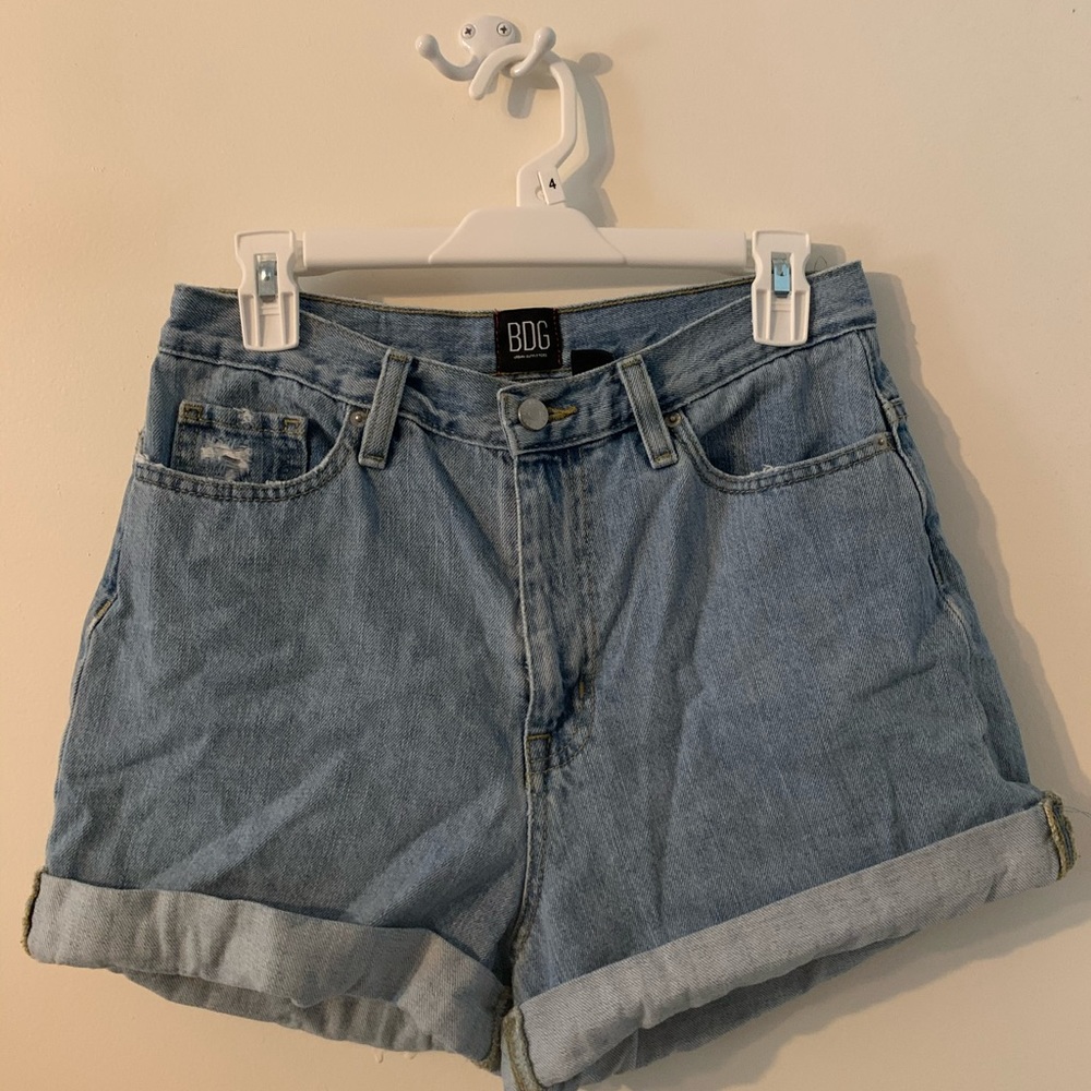 Urban Outfitters (BDG) denim “mom” shorts